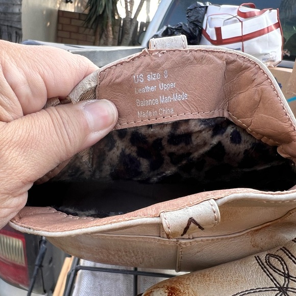 Naughty Monkey Tan Ankle Boots with Studded Straps - Picture 7 of 7